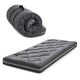 Jamdok 4Inch Floor Mattress,3 Layer Structure Cot Mattress Topper,Gel Memory Foam,Removable Thickened Cover (Dark Gray)
