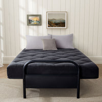 Jamdok 6" Full Size Pillow Top Futon Mattress(Frame Not Included), Gel Memory Foam, Removable Cover